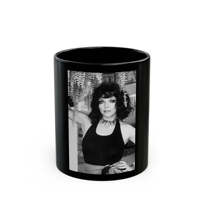 Joan Collins #661 (Vintage Female Icon) Black Coffee Mug 11oz - Go Mug Yourself