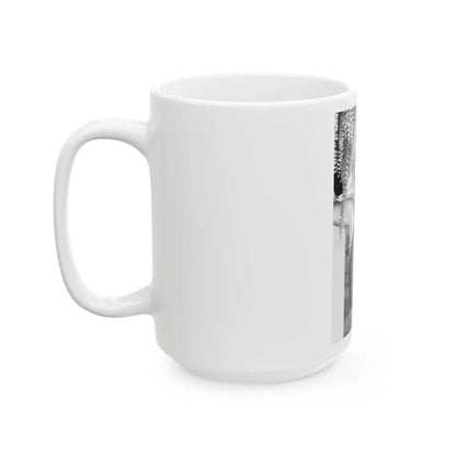 Joan Collins #661 (Vintage Female Icon) White Coffee Mug - Go Mug Yourself