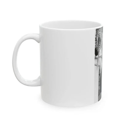 Joan Collins #661 (Vintage Female Icon) White Coffee Mug - Go Mug Yourself