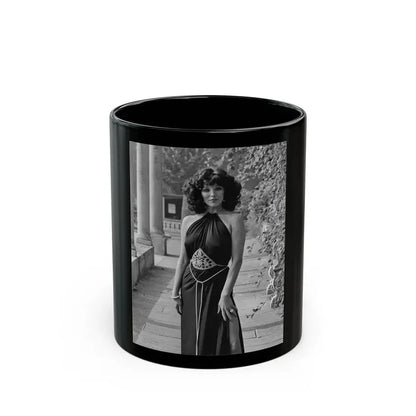 Joan Collins #662 (Vintage Female Icon) Black Coffee Mug 11oz - Go Mug Yourself