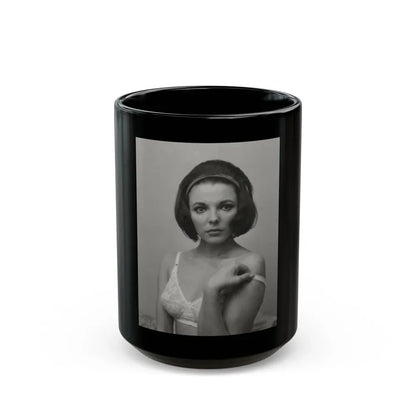 Joan Collins #663 (Vintage Female Icon) Black Coffee Mug 15oz - Go Mug Yourself