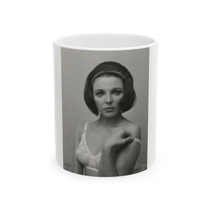Joan Collins #663 (Vintage Female Icon) White Coffee Mug 11oz - Go Mug Yourself