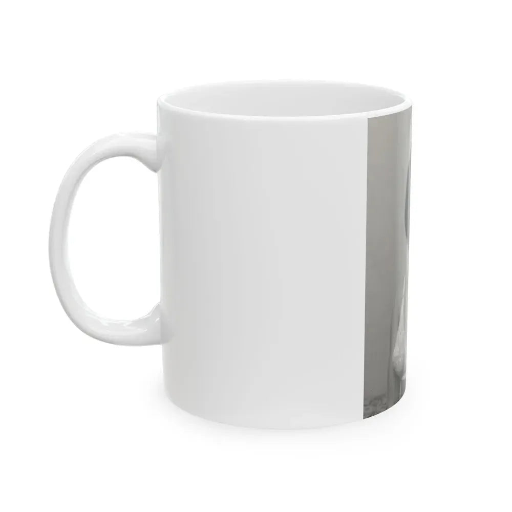 Joan Collins #663 (Vintage Female Icon) White Coffee Mug - Go Mug Yourself