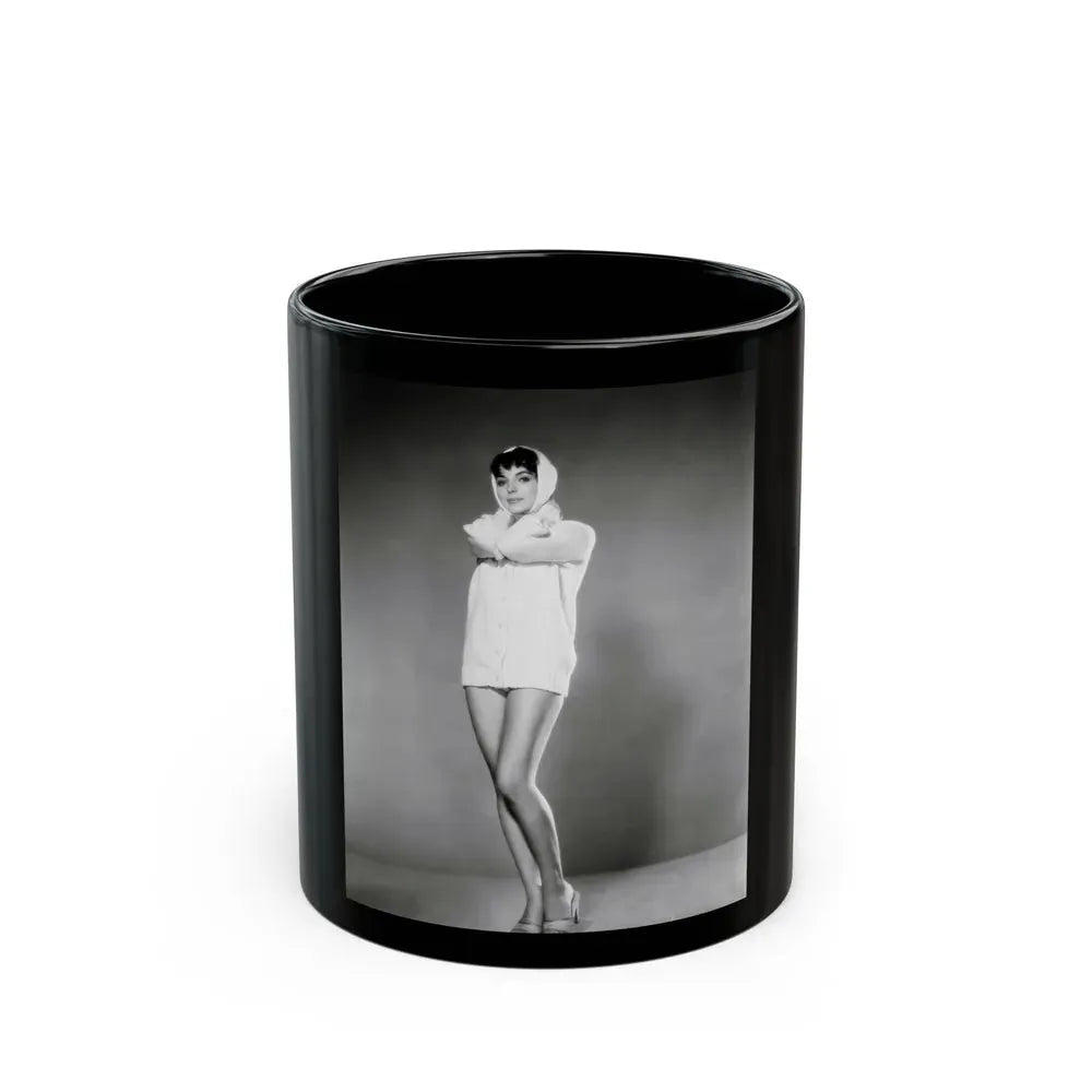 Joan Collins #664 (Vintage Female Icon) Black Coffee Mug 11oz - Go Mug Yourself