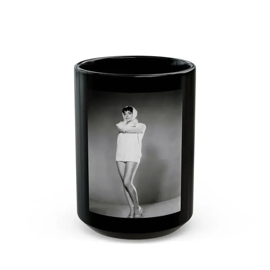 Joan Collins #664 (Vintage Female Icon) Black Coffee Mug 15oz - Go Mug Yourself