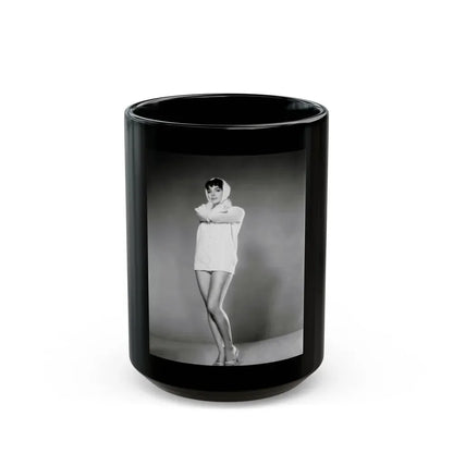 Joan Collins #664 (Vintage Female Icon) Black Coffee Mug 15oz - Go Mug Yourself