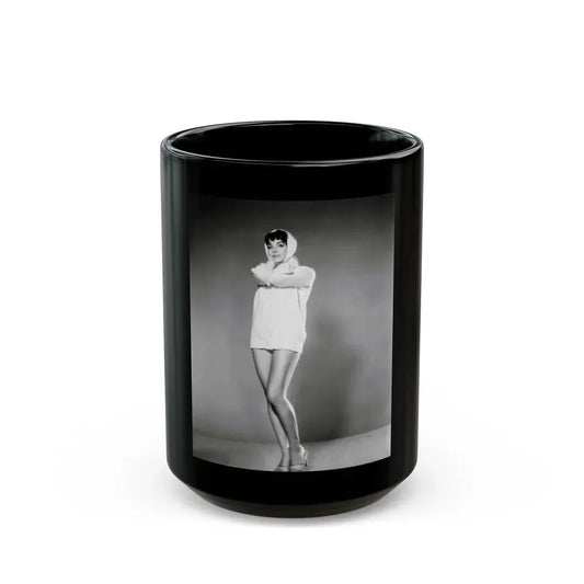 Joan Collins #664 (Vintage Female Icon) Black Coffee Mug 15oz - Go Mug Yourself