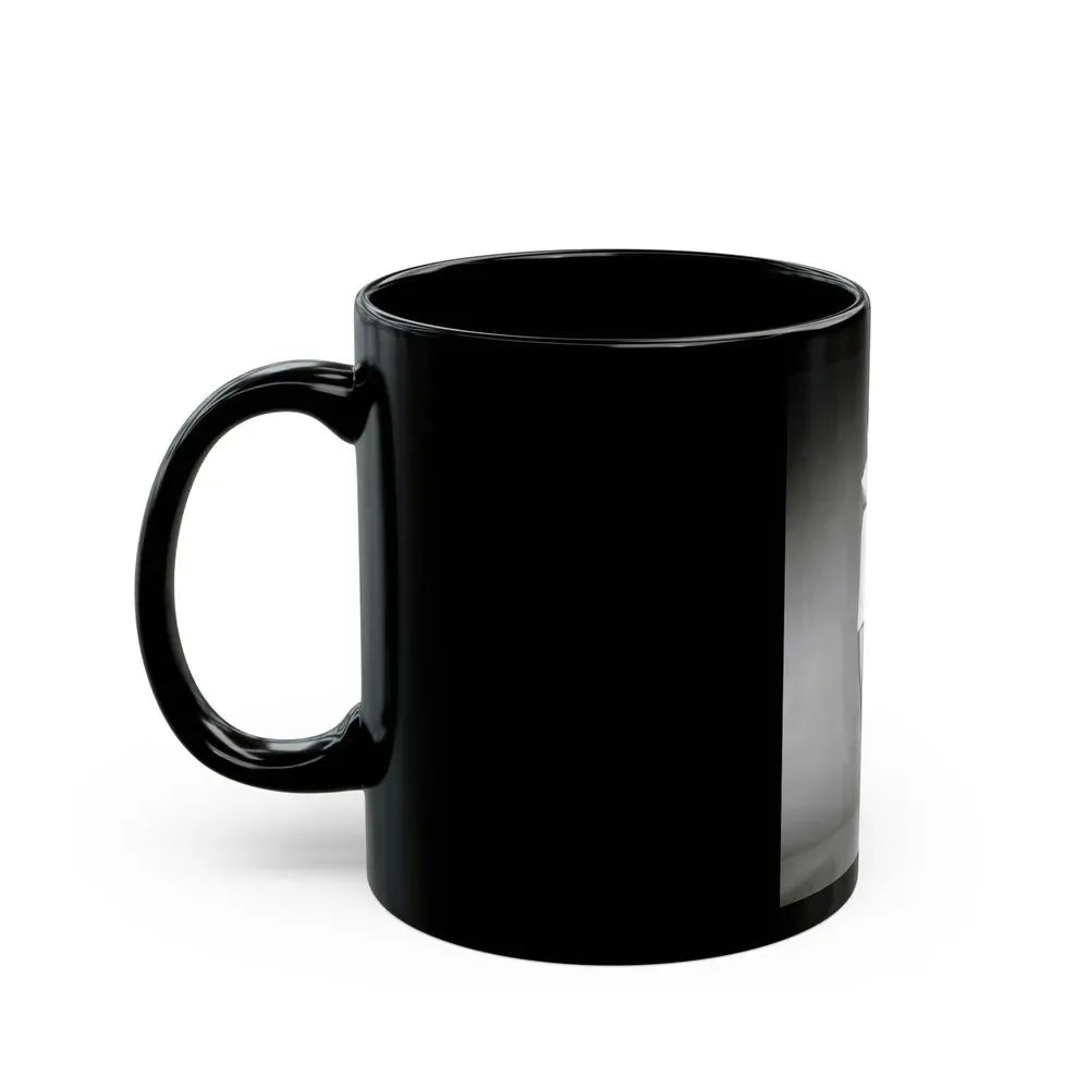 Joan Collins #664 (Vintage Female Icon) Black Coffee Mug - Go Mug Yourself