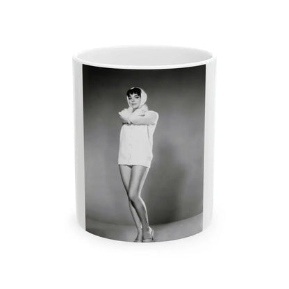 Joan Collins #664 (Vintage Female Icon) White Coffee Mug 11oz - Go Mug Yourself