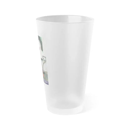Joan Collins #666 (Vintage Female Icon) Frosted Pint Glass 16oz - Go Mug Yourself