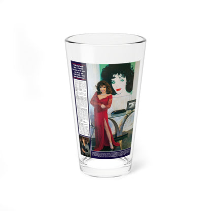 Joan Collins #666 (Vintage Female Icon) Pint Glass 16oz-16oz-Go Mug Yourself