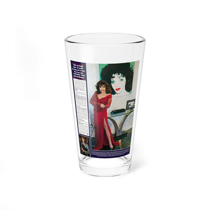 Joan Collins #666 (Vintage Female Icon) Pint Glass 16oz 16oz - Go Mug Yourself
