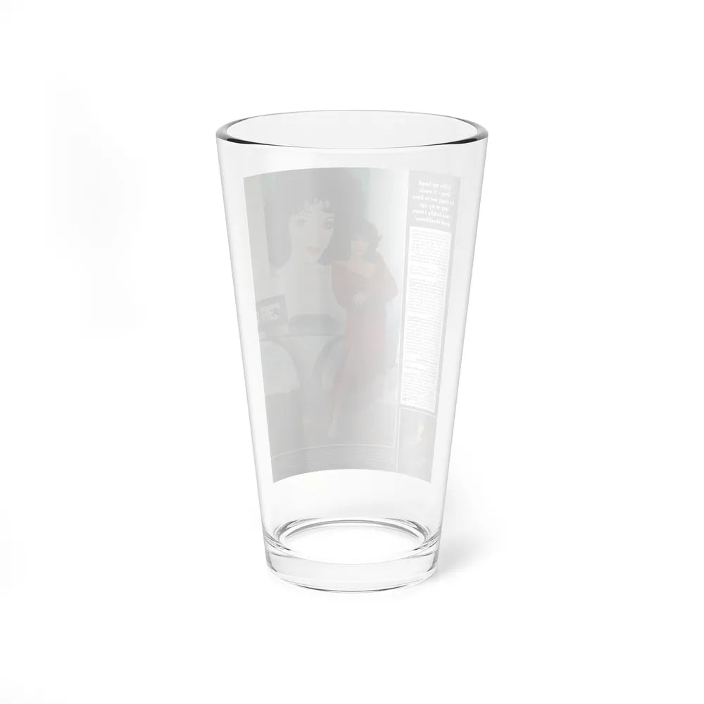 Joan Collins #666 (Vintage Female Icon) Pint Glass 16oz - Go Mug Yourself