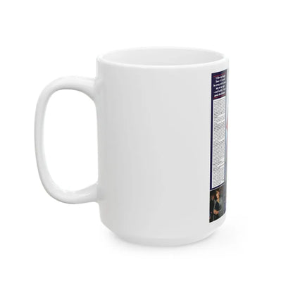 Joan Collins #666 (Vintage Female Icon) White Coffee Mug - Go Mug Yourself