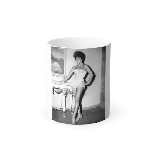 Joan Collins #669 (Vintage Female Icon) Color Changing Coffee Mug 11oz - Go Mug Yourself