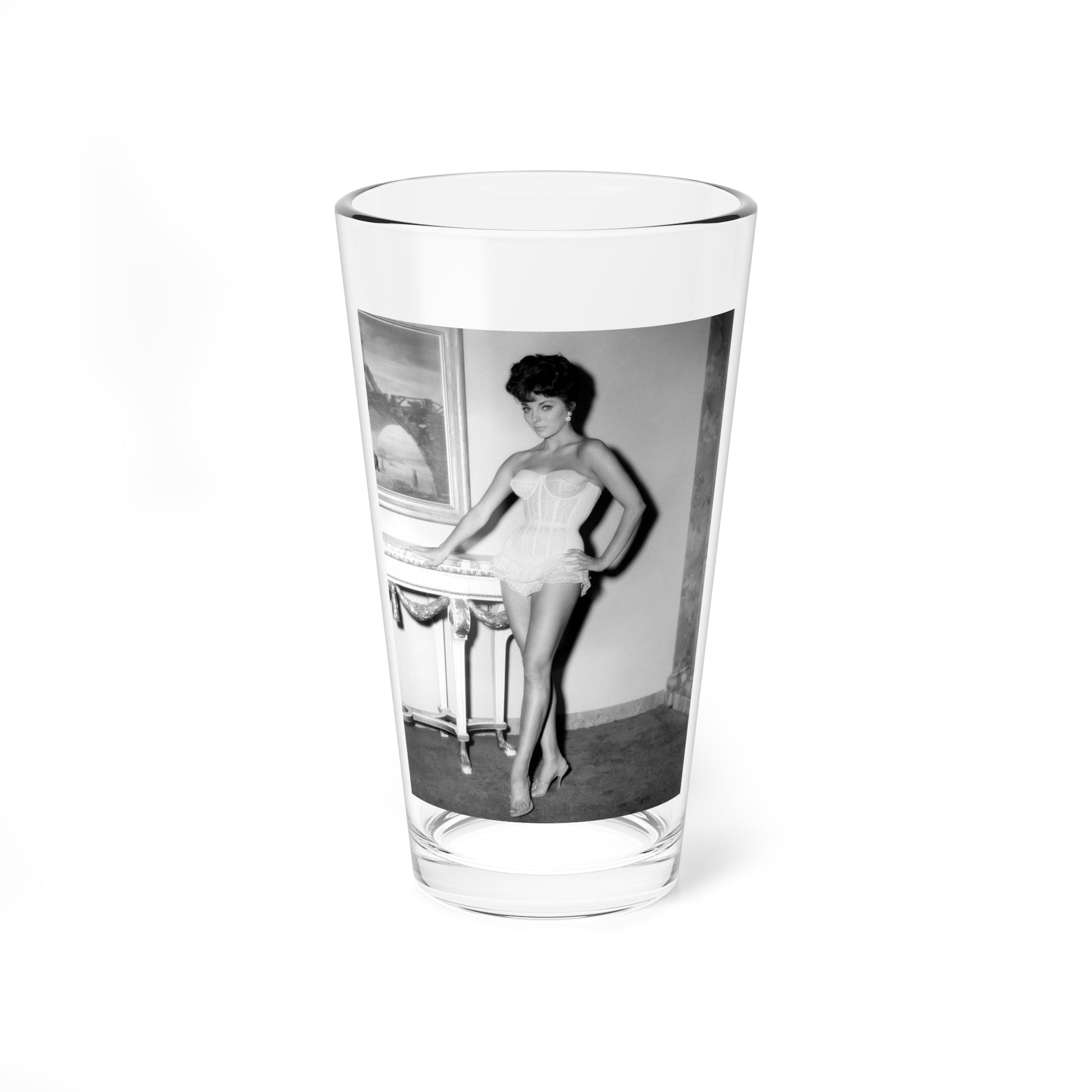 Joan Collins #669 (Vintage Female Icon) Pint Glass 16oz-16oz-Go Mug Yourself