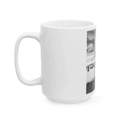 Joan Collins #669 (Vintage Female Icon) White Coffee Mug - Go Mug Yourself