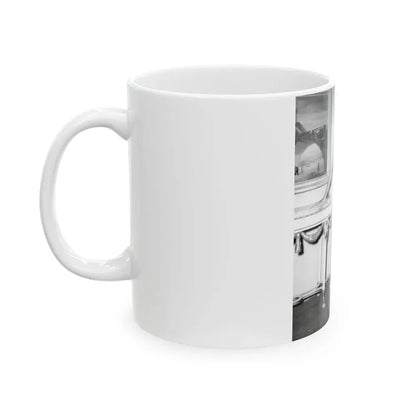 Joan Collins #669 (Vintage Female Icon) White Coffee Mug - Go Mug Yourself
