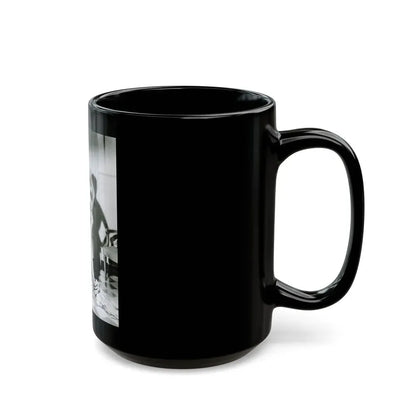 Joan Collins #670 (Vintage Female Icon) Black Coffee Mug - Go Mug Yourself