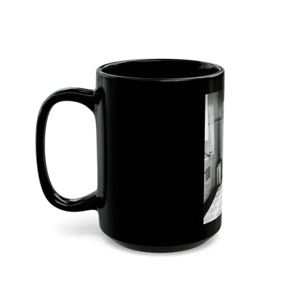 Joan Collins #670 (Vintage Female Icon) Black Coffee Mug - Go Mug Yourself