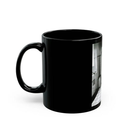 Joan Collins #670 (Vintage Female Icon) Black Coffee Mug - Go Mug Yourself