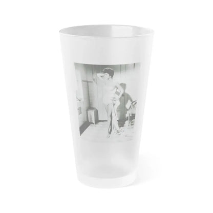 Joan Collins #670 (Vintage Female Icon) Frosted Pint Glass 16oz 16oz Frosted - Go Mug Yourself