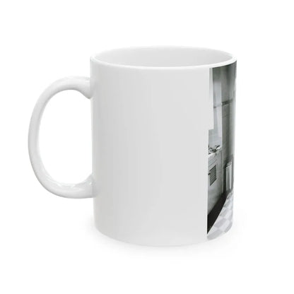 Joan Collins #670 (Vintage Female Icon) White Coffee Mug - Go Mug Yourself