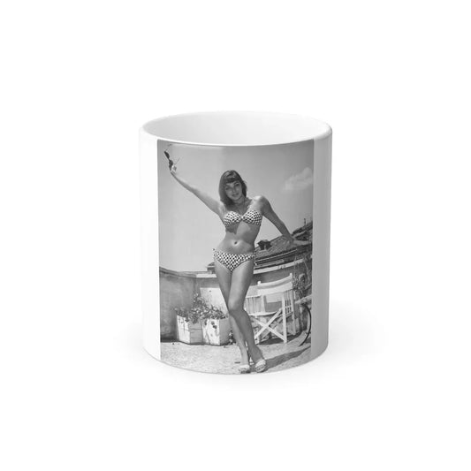 Joan Collins #671 (Vintage Female Icon) Color Changing Coffee Mug 11oz - Go Mug Yourself