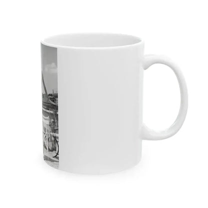 Joan Collins #671 (Vintage Female Icon) White Coffee Mug - Go Mug Yourself