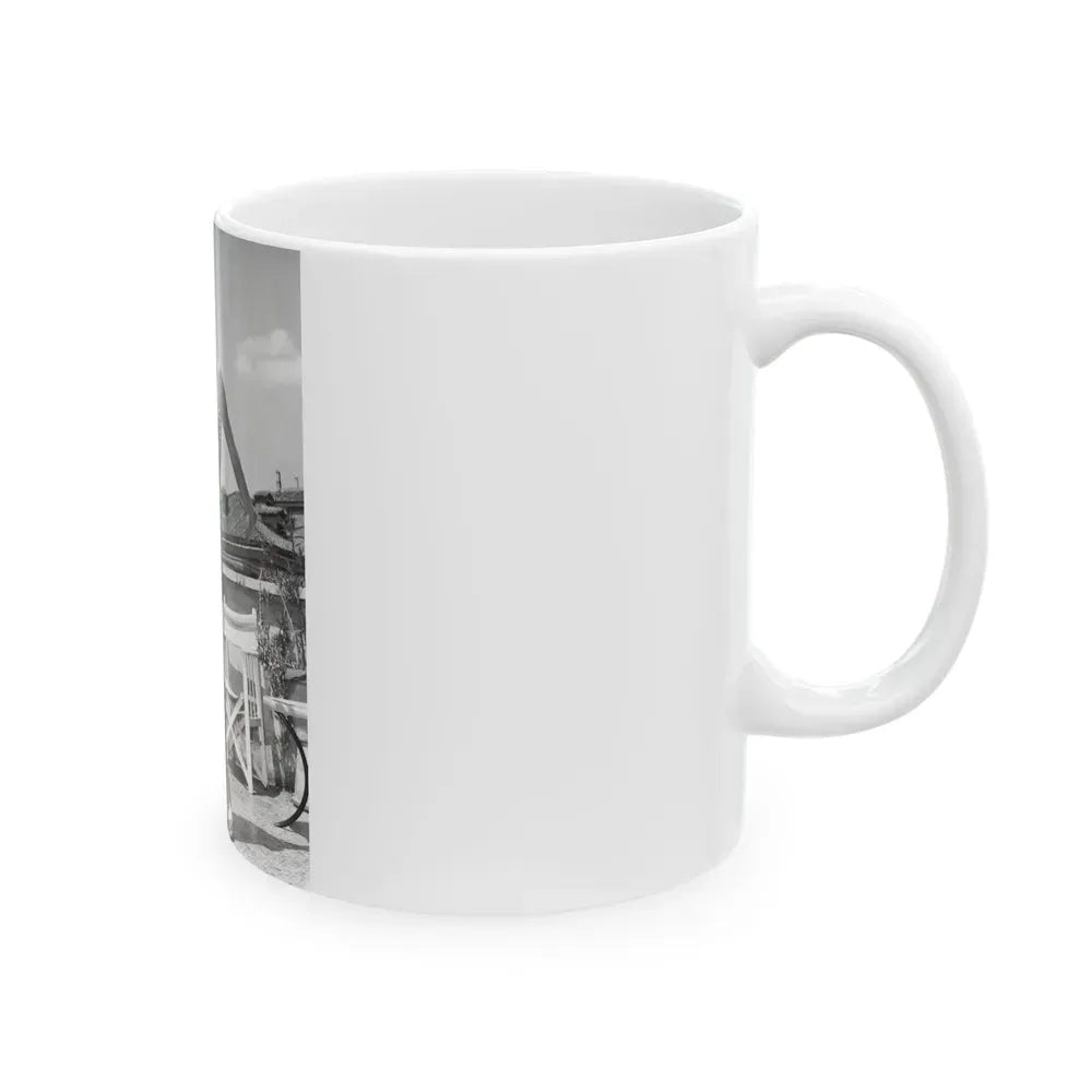 Joan Collins #671 (Vintage Female Icon) White Coffee Mug - Go Mug Yourself