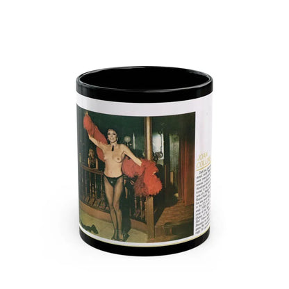 Joan Collins #672 (Vintage Female Icon) Black Coffee Mug 11oz - Go Mug Yourself