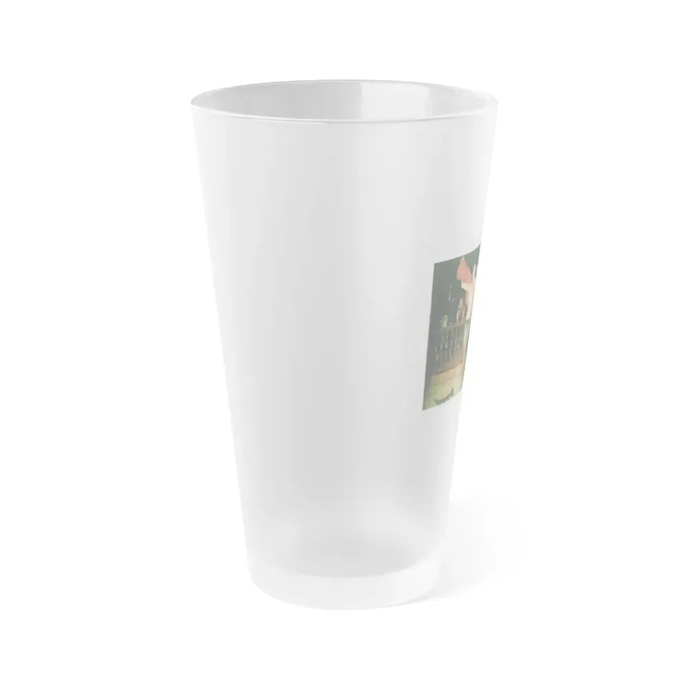 Joan Collins #672 (Vintage Female Icon) Frosted Pint Glass 16oz - Go Mug Yourself