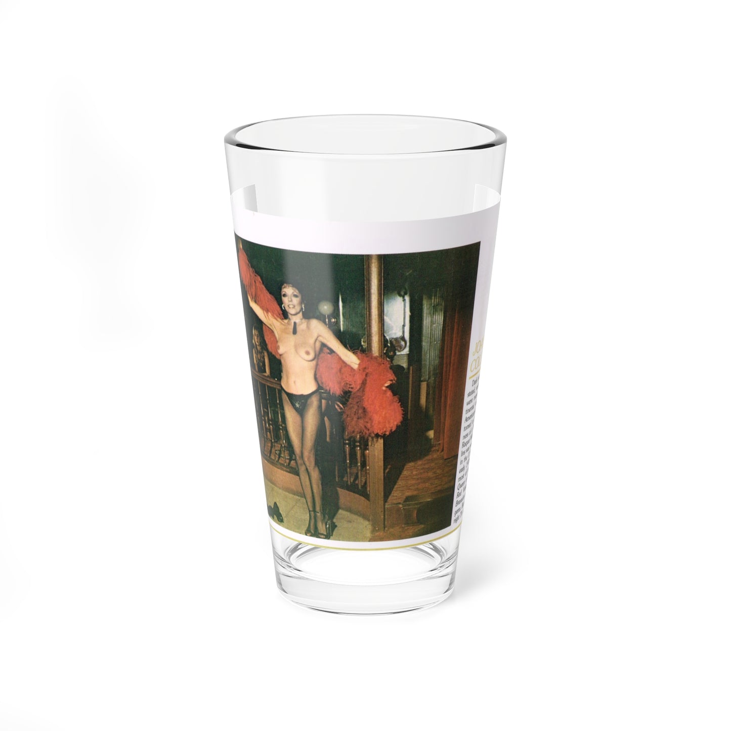 Joan Collins #672 (Vintage Female Icon) Pint Glass 16oz-16oz-Go Mug Yourself