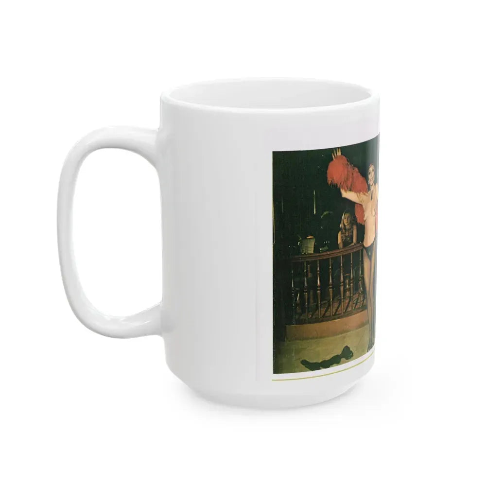 Joan Collins #672 (Vintage Female Icon) White Coffee Mug - Go Mug Yourself