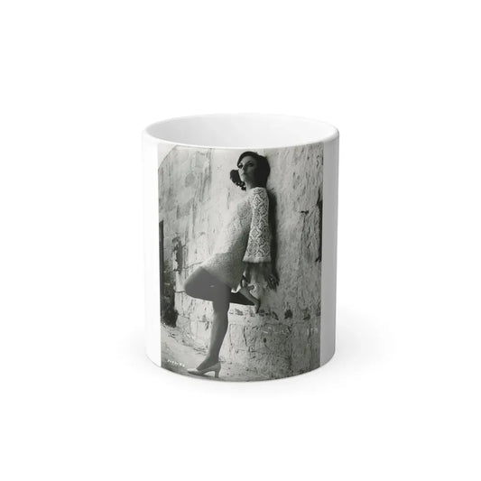 Joan Collins #673 (Vintage Female Icon) Color Changing Coffee Mug 11oz - Go Mug Yourself