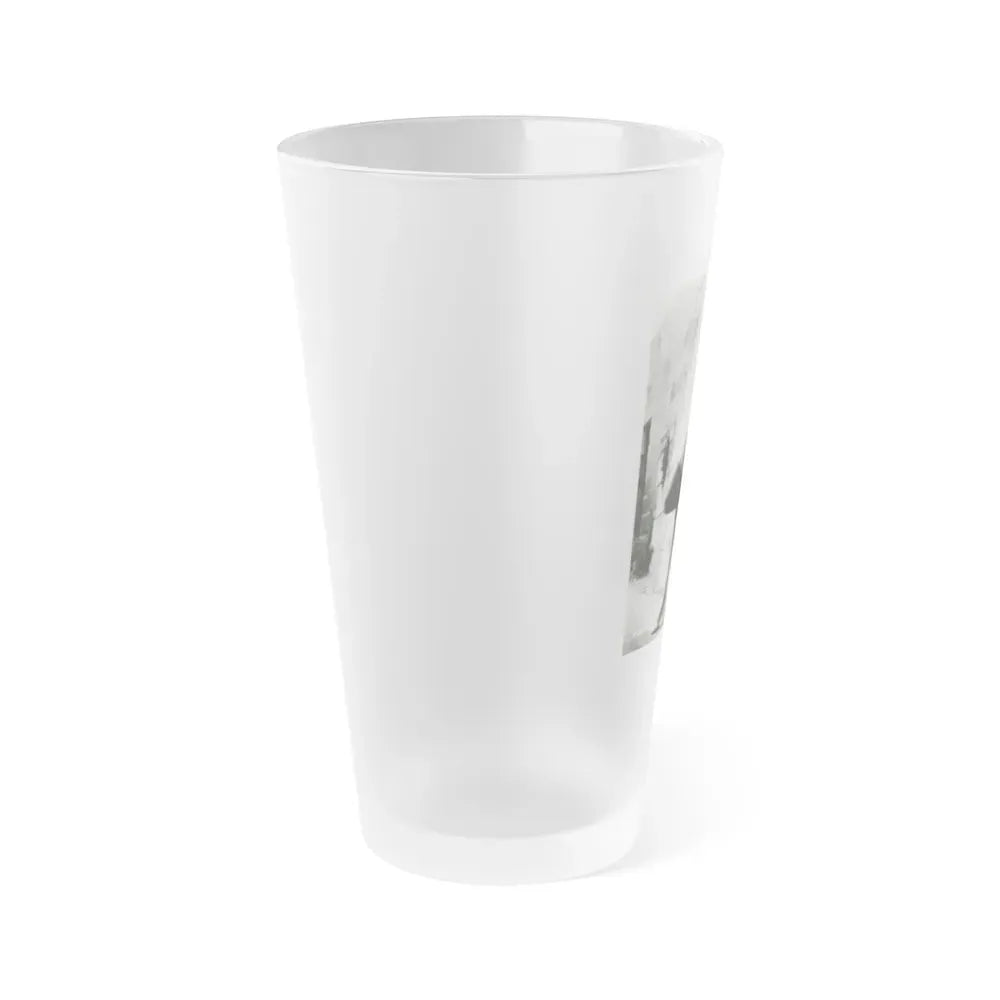 Joan Collins #673 (Vintage Female Icon) Frosted Pint Glass 16oz - Go Mug Yourself