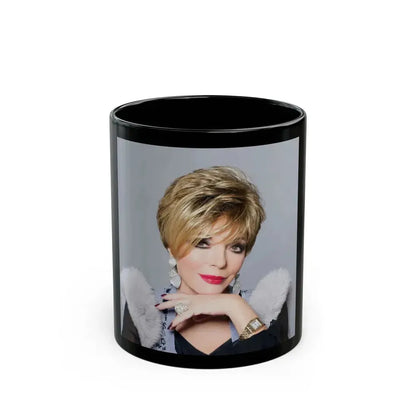 Joan Collins #678 (Vintage Female Icon) Black Coffee Mug 11oz - Go Mug Yourself
