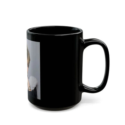 Joan Collins #678 (Vintage Female Icon) Black Coffee Mug - Go Mug Yourself
