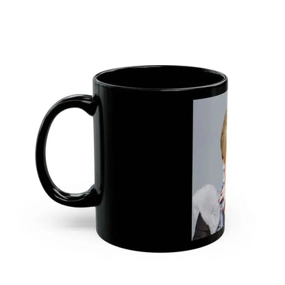 Joan Collins #678 (Vintage Female Icon) Black Coffee Mug - Go Mug Yourself