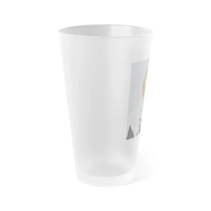 Joan Collins #678 (Vintage Female Icon) Frosted Pint Glass 16oz - Go Mug Yourself