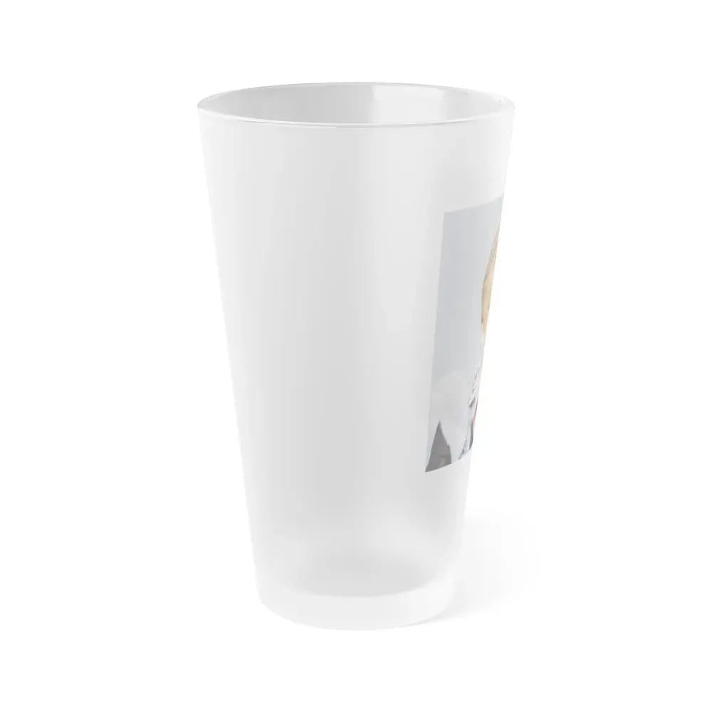 Joan Collins #678 (Vintage Female Icon) Frosted Pint Glass 16oz - Go Mug Yourself