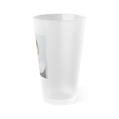 Joan Collins #678 (Vintage Female Icon) Frosted Pint Glass 16oz - Go Mug Yourself