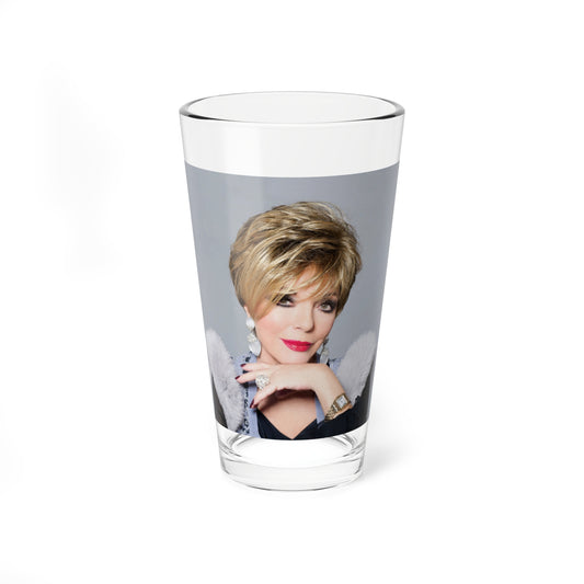 Joan Collins #678 (Vintage Female Icon) Pint Glass 16oz-16oz-Go Mug Yourself