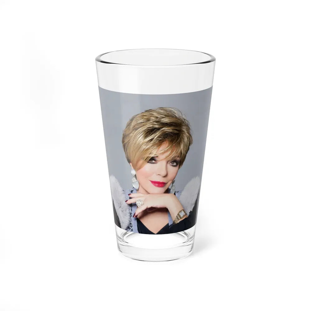 Joan Collins #678 (Vintage Female Icon) Pint Glass 16oz 16oz - Go Mug Yourself