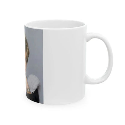Joan Collins #678 (Vintage Female Icon) White Coffee Mug - Go Mug Yourself