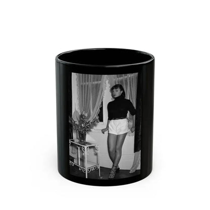 Joan Collins #683 (Vintage Female Icon) Black Coffee Mug 11oz - Go Mug Yourself