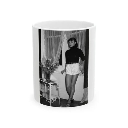 Joan Collins #683 (Vintage Female Icon) White Coffee Mug 11oz - Go Mug Yourself
