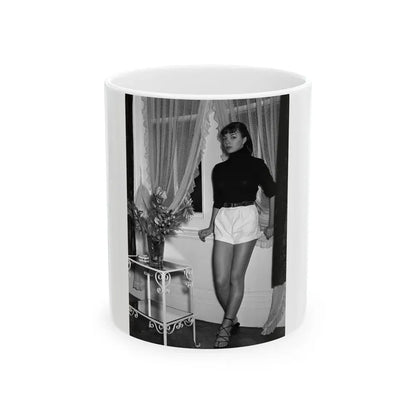 Joan Collins #683 (Vintage Female Icon) White Coffee Mug 11oz - Go Mug Yourself