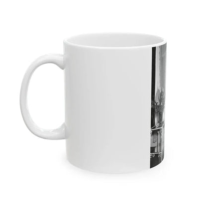 Joan Collins #683 (Vintage Female Icon) White Coffee Mug - Go Mug Yourself