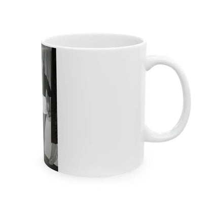Joan Collins #683 (Vintage Female Icon) White Coffee Mug - Go Mug Yourself